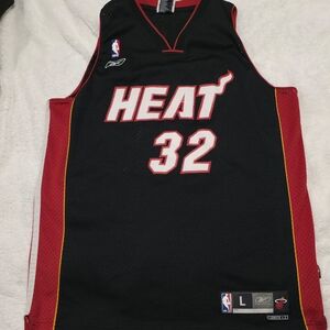 Reebok Black and Red Heat Jersey